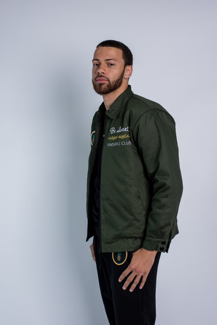 Quilted deck bomber store jacket